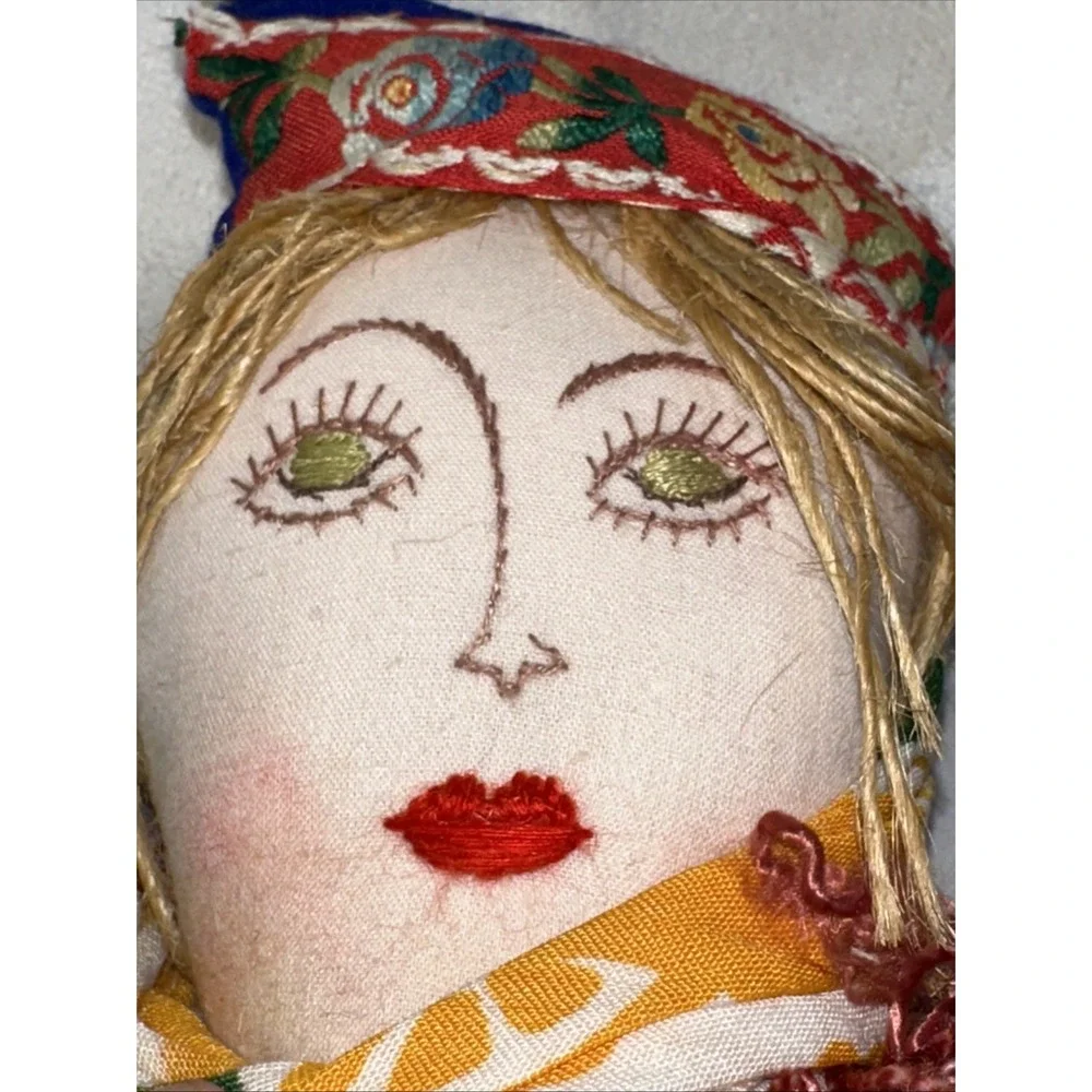 Vintage Russian Cloth Doll Hand Sewn 24 inches